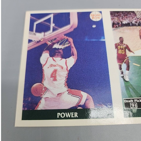 1991 Front Row Uncut Promo Strip Draft Pics Johnson Anthony Brandon Teheran - Picture 11 of 15